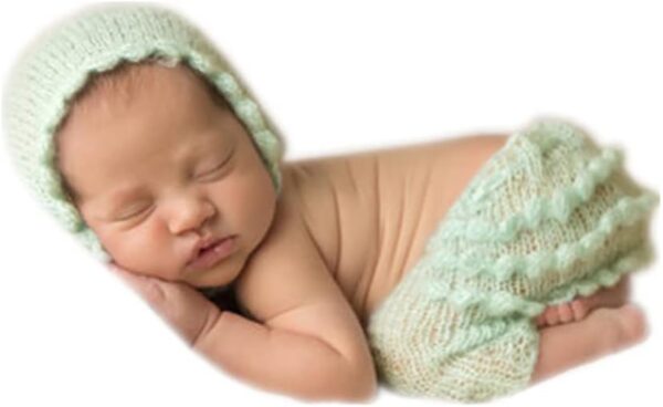 4172IMwPbZL._AC_SL1001_3d46534a-3d4c-4264-b335-184a110620e3 Vemonllas Fashion Cute Newborn Boy Girls Baby Costume Outfits Photography Props Hat Pants