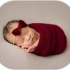 Vemonllas Newborn Photography Props Wrap Stretch Long Ripple Blanket Yarn Baby Photo Props Boy Girl Cloth Fabric Layer