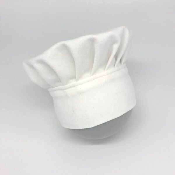 Newborn Photography Props Boys Girls Outfits Baby Photo Props Chef Hat Headdress Cap White