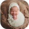 Newborn Photography Props Outfit Girl Boy Mohair Lace Hat with Wrap Blanket Crochet Knit Baby Photo Props
