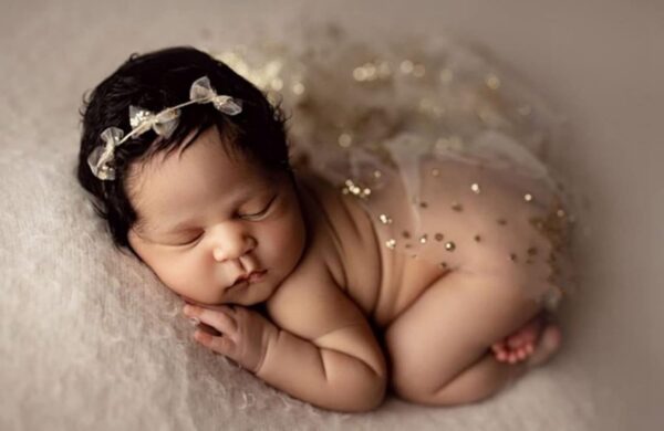 51ASkIV3Z_L._AC_SL1500 Vemonllas Newborn Photography Wrap Gold Star Translucent Wrap Blanket for Baby Photo Props Newborn Photoshoot
