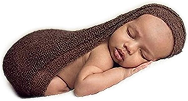 51EnH-uMgSL._AC_SL1001 Vemonllas Newborn Photography Props Wrap Stretch Long Ripple Blanket Yarn Baby Photo Props Boy Girl Cloth Fabric Layer