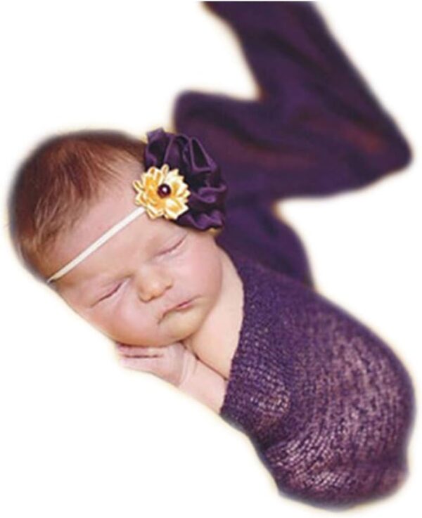 51F7nbzneoL._AC_SL1001_3e7bbcc5-4158-4000-b7b0-66b1aea6942a Vemonllas Newborn Photography Props Wrap Stretch Long Ripple Blanket Yarn Baby Photo Props Boy Girl Cloth Fabric Layer