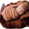 Vemonllas Newborn Baby Photography Props Outfits Hat Long Ripple Wrap Set for Boys Girls Photoshoot Photos Picture