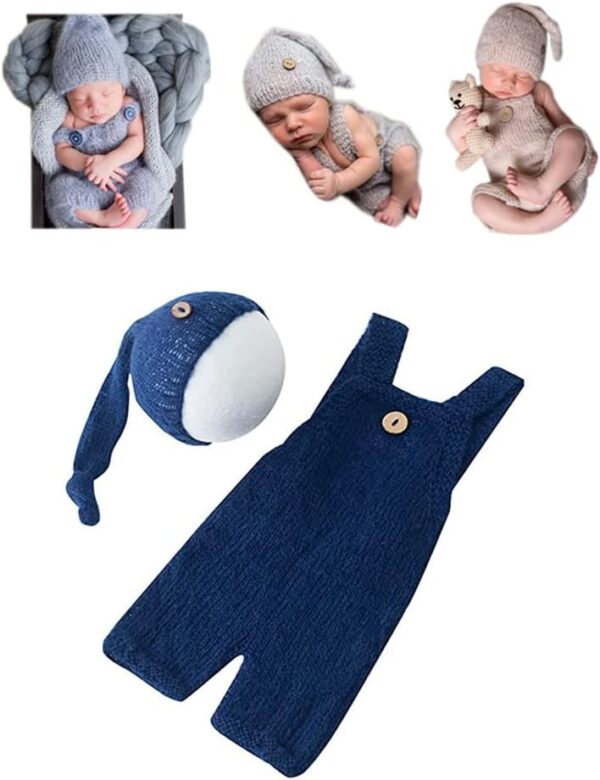 51IXkMO-XsL._AC_SL1001_cebe20c0-4211-4622-841e-1d62b7c0c132 Vemonllas Fashion Cute Newborn Boy Girls Baby Costume Outfits Photography Props Hat Pants
