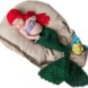 Vemonllas Newborn Photography Props Girls Star Headband, Bra & Mermaid Tail Baby Photoshoot Prop Outfits (Green)