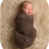 Vemonllas Newborn Photography Props Wrap Stretch Long Ripple Blanket Yarn Baby Photo Props Boy Girl Cloth Fabric Layer