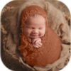 Newborn Photography Props Outfit Girl Boy Mohair Lace Hat with Wrap Blanket Crochet Knit Baby Photo Props