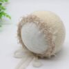 Newborn Photography Props Outfit Girl Boy Mohair Lace Hat with Wrap Blanket Crochet Knit Baby Photo Props