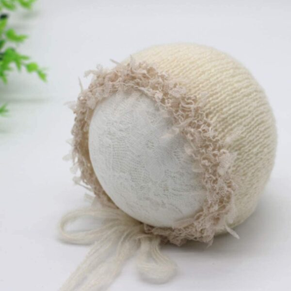 51gpeWWXJ9L._AC_SL1001 Newborn Photography Props Outfit Girl Boy Mohair Lace Hat with Wrap Blanket Crochet Knit Baby Photo Props