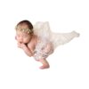 Vemonllas Luxury Newborn Boy Girl Baby Photography Props Wrap Lace Yarn Cloth Blanket (Beige)