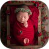 Vemonllas Newborn Photography Props Boys Girls Wrap,Baby Photo Props Soft Knit Blanket Basket Filler Cloth