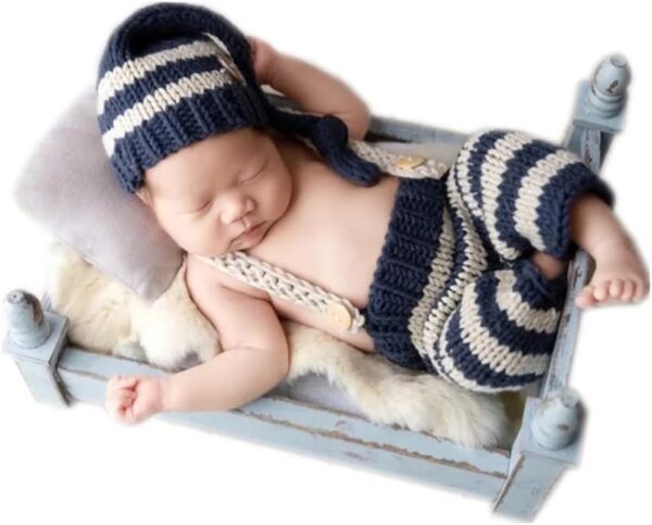 51oRHAxpLdL._AC_SL1001_640eac3c-3ba2-4b88-9aa3-60b59cac9cb2 Vemonllas Fashion Cute Newborn Boy Girls Baby Costume Outfits Photography Props Hat Pants