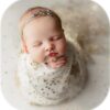 Vemonllas Newborn Photography Wrap Gold Star Translucent Wrap Blanket for Baby Photo Props Newborn Photoshoot