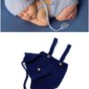 Vemonllas Newborn Photography Props Outfits Girl Boy Mohair Newborn Photoshoot Props Elf Hat Pant Baby Photo Props Outfit