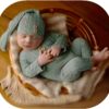 Vemonllas Newborn Photography Outfits Girl Newborn Photography Props Boy Sleepy Hat Pant Photoshoot Outfit Baby Photo Prop