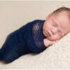 Vemonllas Newborn Photography Props Wrap Stretch Long Ripple Blanket Yarn Baby Photo Props Boy Girl Cloth Fabric Layer