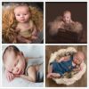 Vemonllas Newborn Photography Props Boys Girls Outfits Crochet Knitted Mohair Romper Baby Photo Props Open Back Bodysuits