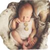 Vemonllas Newborn Photography Props Boys Girls Outfits Crochet Knitted Mohair Romper Baby Photo Props Open Back Bodysuits