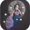 Vemonllas Newborn Photography Props Girls Star Headband, Bra & Mermaid Tail Baby Photoshoot Prop Outfits (Green)