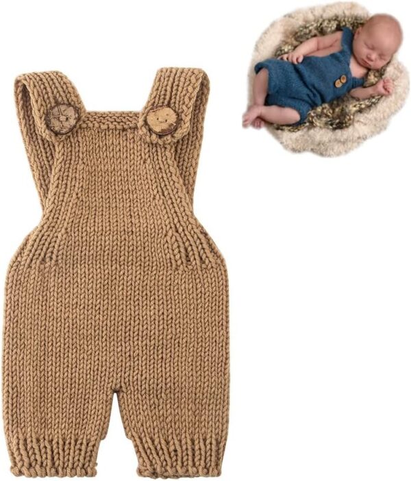 61MM7F0YeyL._AC_SL1001_01f5c145-8622-4c81-b03a-bab7dbd72dc4 Vemonllas Newborn Photography Props Boys Girls Outfits Crochet Knitted Mohair Romper Baby Photo Props Open Back Bodysuits