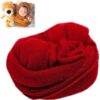 Vemonllas Newborn Photography Props Boys Girls Wrap,Baby Photo Props Soft Knit Blanket Basket Filler Cloth