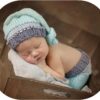 Vemonllas Fashion Cute Newborn Boy Girls Baby Costume Outfits Photography Props Hat Pants