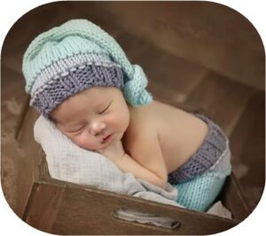 Vemonllas Fashion Cute Newborn Boy Girls Baby Costume Outfits Photography Props Hat Pants