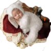 Vemonllas Newborn Photography Props Boys Girls Outfits Mohair Bear Hat Bonnet & Footed Romper Bodysuit Photoshoot Costume Set