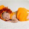 Vemonllas Fashion Cute Newborn Boy Girls Baby Costume Outfits Photography Props Hat Pants