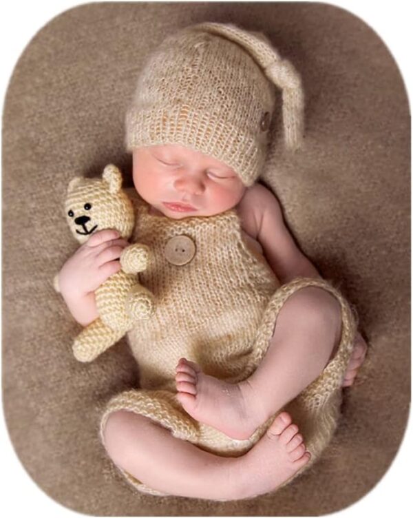 61gSevS0OnL._AC_SL1001_315b7f21-28af-4cdd-96a6-558342b80a4e Vemonllas Fashion Cute Newborn Boy Girls Baby Costume Outfits Photography Props Hat Pants
