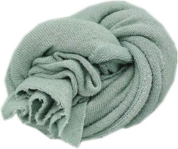 Vemonllas Newborn Photography Props Boys Girls Wrap,Baby Photo Props Soft Knit Blanket Basket Filler Cloth