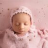 Vemonllas Newborn Baby Photography Props Outfits Hat Long Ripple Wrap Set for Boys Girls Photography Photoshoot Photos