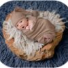 Newborn Baby Photography Props Boy Girl Sleepy Hat and Fabric Wrap Blanket Potato Photo Posing Prop Set