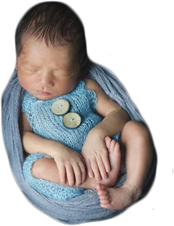 61xlVxmNCXL._AC_SL1001_8bcb395e-c6af-4c32-913f-38ed6ad08e55 Vemonllas Newborn Photography Props Boys Girls Outfits Crochet Knitted Mohair Romper Baby Photo Props Open Back Bodysuits