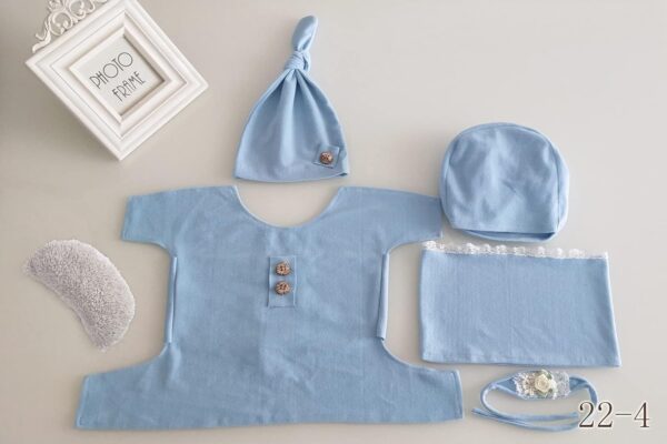 71AVJvA19WL._AC_SL1500 Vemonllas Newborn Photography Props Outfit Boy Girls Hat,Bow Wrap,Posing Aid Moon,Flower Headdress Baby Photo Props Pack of 5