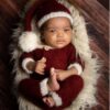 Vemonllas Fashion Cute Newborn Boy Girls Baby Costume Outfits Photography Props Hat Pants