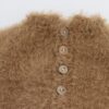 Vemonllas Newborn Photography Props Boys Girls Outfits Mohair Bear Hat Bonnet & Footed Romper Bodysuit Photoshoot Costume Set