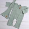 Vemonllas Newborn Photography Outfits Girl Newborn Photography Props Boy Sleepy Hat Pant Photoshoot Outfit Baby Photo Prop