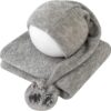 Newborn Baby Photography Props Boy Girl Sleepy Hat and Fabric Wrap Blanket Potato Photo Posing Prop Set