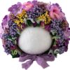 Vemonllas Newborn Photography Props Boys Girls Floral Sitter Hat Baby Photo Props Flowers Bonnet