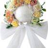 Vemonllas Newborn Photography Props Boys Girls Floral Sitter Hat Baby Photo Props Flowers Bonnet
