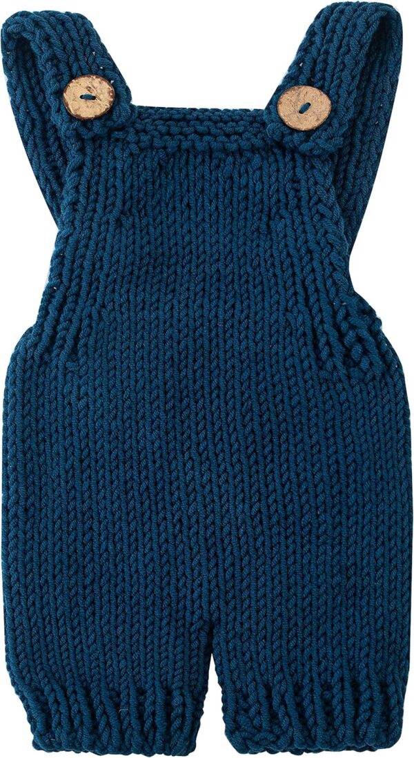 91pJmr7Nr_L._AC_SL1500 Vemonllas Newborn Photography Props Boys Girls Outfits Crochet Knitted Mohair Romper Baby Photo Props Open Back Bodysuits